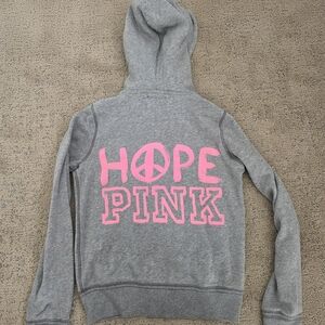 Victoria's Secret PINK Gray Hoodie - SMALL